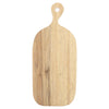 Pure Vibe Wood Cutting Board with Handle for Displaying and Preparing Food